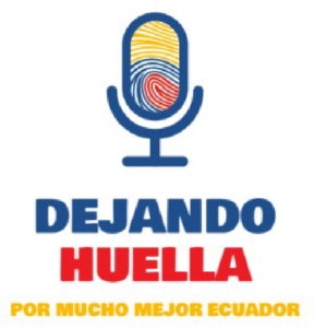 Logo de dejando huella con fondo blanco